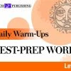 Walch Daily Warm-Ups, Test Prep Words Level 1 2 Walch Daily Warm-Ups, Test Prep Words Level 1 -Books - Literature Shop 089004 ecommfullsize