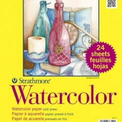 Strathmore 300 Cold Press Watercolor Paper, 9 X 12 Inches, 140 Lb, 24 Sheets
