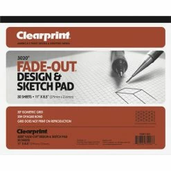 Clearprint Grid Paper Pad, 8-1/2 X 11 Inches, Blue, 30 Sheets