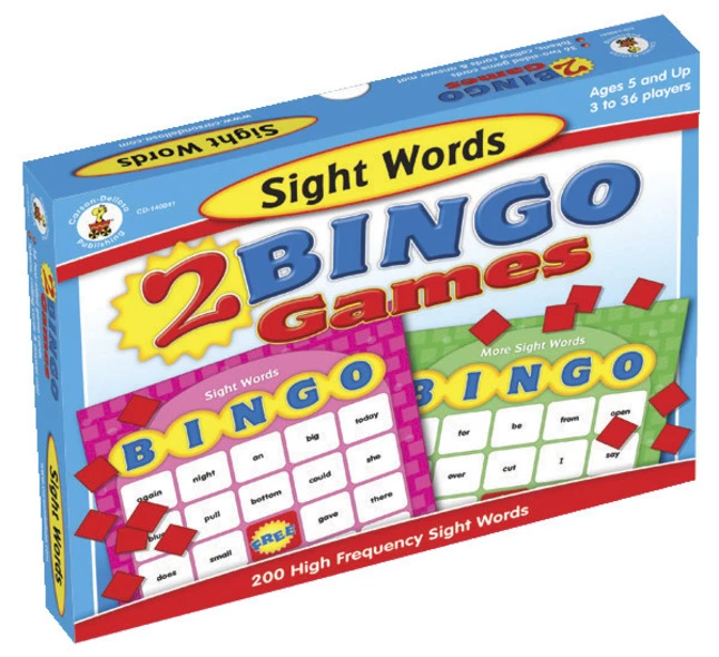 Carson Dellosa 857-Piece Sight Words Bingo Game 3 Carson Dellosa 857-Piece Sight Words Bingo Game
