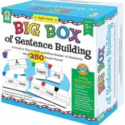 Carson Dellosa Key Education Big Box Of Sentence Color-Coded Building Game