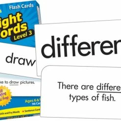 TREND Enterprises, Inc. Trend Enterprises Sight Words Level 3 Flash Cards, Set Of 96