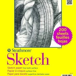 Strathmore 300 Series Sketch Paper, 9 X 12 Inches, 50 Lb, 200 Sheets