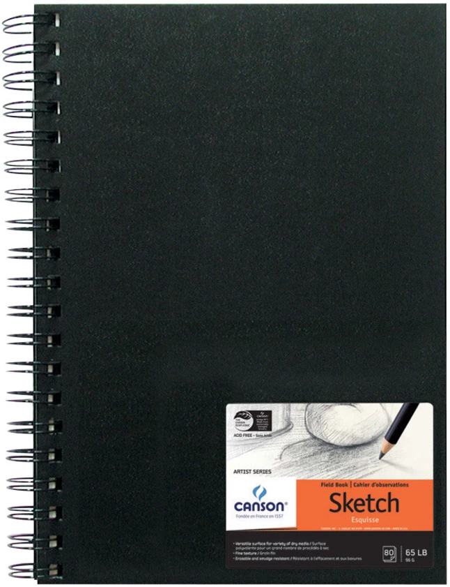 Canson Field Sketchbook, 7 X 10 Inches, 65 Lb, 80 Sheets 3 Canson Field Sketchbook, 7 X 10 Inches, 65 Lb, 80 Sheets
