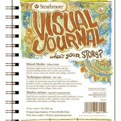 Strathmore Visual Mixed Media Pad, 5-1/2 X 8 Inches, 90 Lb, 34 Sheets