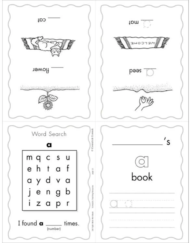 Scholastic 100 Sight Word Mini-Books 5 Scholastic 100 Sight Word Mini-Books - Image 3