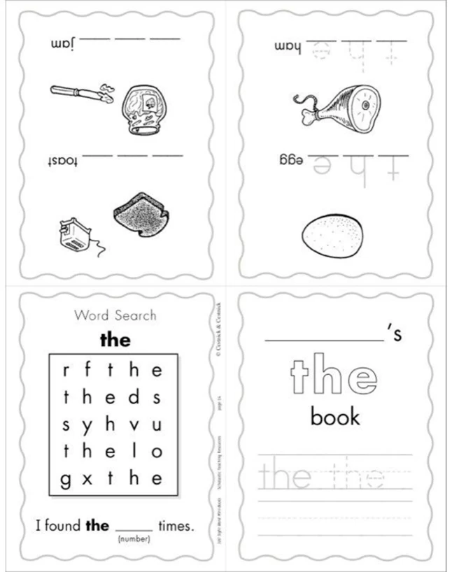 Scholastic 100 Sight Word Mini-Books 4 Scholastic 100 Sight Word Mini-Books - Image 2
