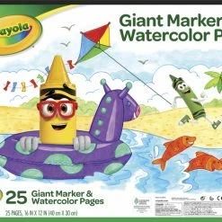 Crayola Heavy Weight Watercolor Pad, 16 X 12 Inches, 25 Sheets