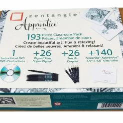 Sakura Zentangle Apprentice Drawing Classroom Set, 193 Pieces