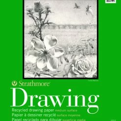 Strathmore 400 Series Recycled Drawing Pad, 9 X 12 Inches, 80 Lb, 24 Sheets