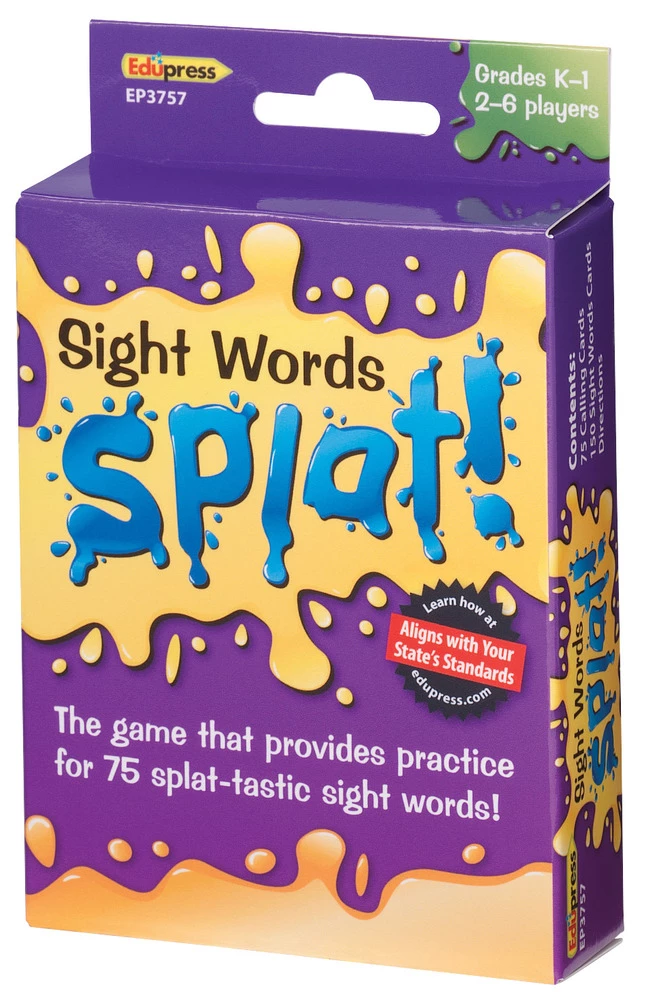 Edupress Teacher Created Resources Sight Word Splat! Game, Grades K To 1 3 Edupress Teacher Created Resources Sight Word Splat! Game, Grades K To 1