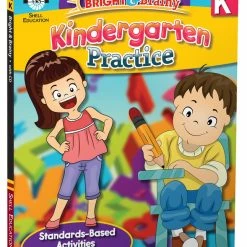 Shell Education Bright And Brainy Book Kindergarten Practice