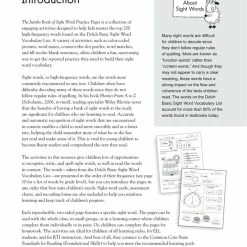 Scholastic The Jumbo Book Of Sight Words Practice Pages -Books - Literature Shop 1474975 B ecommfullsize