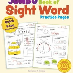 Scholastic The Jumbo Book Of Sight Words Practice Pages