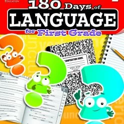 Shell Education 180 Days Of Language By Christine Dugan, Grade 1