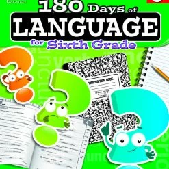 Shell Education 180 Days Of Language By Suzanne I. Barchers, Grade 6