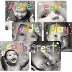 Free Spirit School Specialty Exclusive Happy Healthy Baby Board Book Set, Grade PreK, Set Of 6