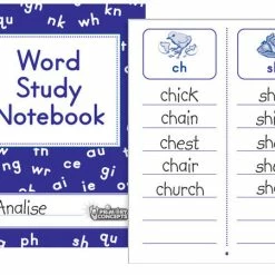 Primary Concepts Word Study Notebook, Grades 1 - 3, Pack Of 20