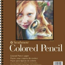 Strathmore 400 Series Colored Pencil Pad, White, 30 Sheets