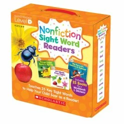 Scholastic Nonfiction Sight Word Readers, Set 4