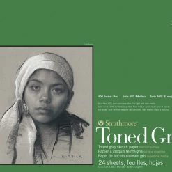 Strathmore 400 Series Toned Gray Pad, 18 X 24 Inch, 24 Sheets