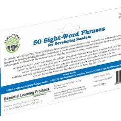 Crystal Springs Books 50 Sight Word Phrases For Developing & Struggling Readers, Grades PreK-2 -Books - Literature Shop 1567298 B ecommfullsize