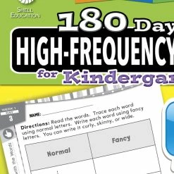 Shell Education 180 Days Of High-Frequency Words For Kindergarten