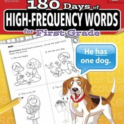 Shell Education 180 Days Of High-Frequency Words For First Grade