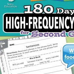 Shell Education 180 Days Of High-Frequency Words For Second Grade