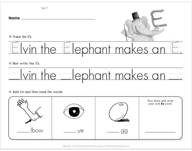 Scholastic AlphaTales, A To Z Letter Formation, Grades PreK To 1 7 Scholastic AlphaTales, A To Z Letter Formation, Grades PreK To 1 - Image 5