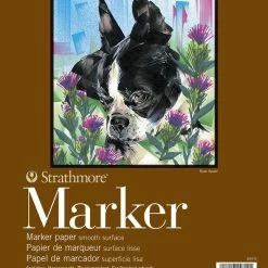 Strathmore 400 Series Marker Pad, 9 X 12 Inches, 50 Lb, 24 Sheets