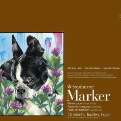 Strathmore 400 Series Marker Pad, 18 X 24 Inches, 50 Lb, 15 Sheets