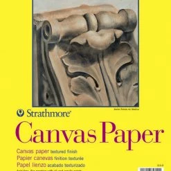 Strathmore 300 Series White Canvas Paper Pad, 9 X 12 Inches