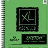 Canson XL Recycled Sketch Pad, 9 X 12 Inches, 50 Lb, 100 Sheets -Books - Literature Shop 1574206 ecommfullsize