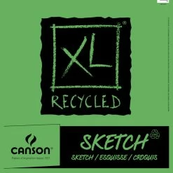 Canson XL Recycled Sketch Pad, 11 X 14 Inches, 50 Lb, 100 Sheets