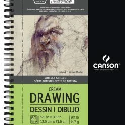 Canson Artist Series Drawing Pad, 5-1/2 X 8-1/2 Inches, 90 Lb, 60 Sheets