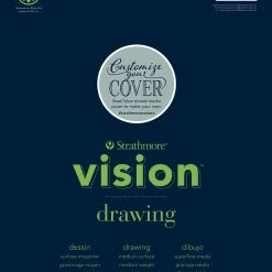 Strathmore Vision Drawing Pad, 9 X 12 Inches, 64 Lb, 65 Sheets