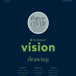 Strathmore Vision Drawing Pad, 11 X 14 Inches, 64 Lb, 65 Sheets