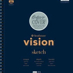 Strathmore Vision Sketch Pad, 11 X 14 Inches, 50 Lb, 110 Sheets