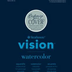 Strathmore Vision Watercolor Pad, 6 X 9 Inches, 140 Lb, 30 Sheets