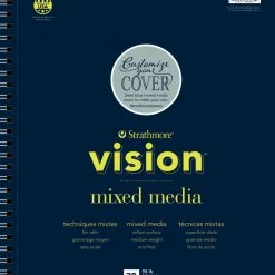 Strathmore Vision Mixed Media Pad, 11 X 14 Inches, 98 Lb, 70 Sheets