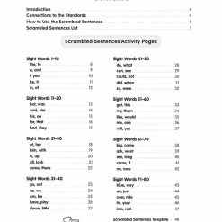Scholastic Scrambled Sentences: Sight Words Book -Books - Literature Shop 1591712 H ecommfullsize