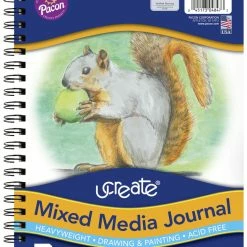 Ucreate Mixed Media Journal, 11 X 8-1/2 Inches, 50 Sheets