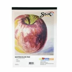 Sax Watercolor Pad, 90 Lb, 11 X 15 Inches, White, 24 Sheets