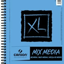 Canson XL Mixed Media Paper Pad, 98 Lb, 7 X 10 Inches, 60 Sheets
