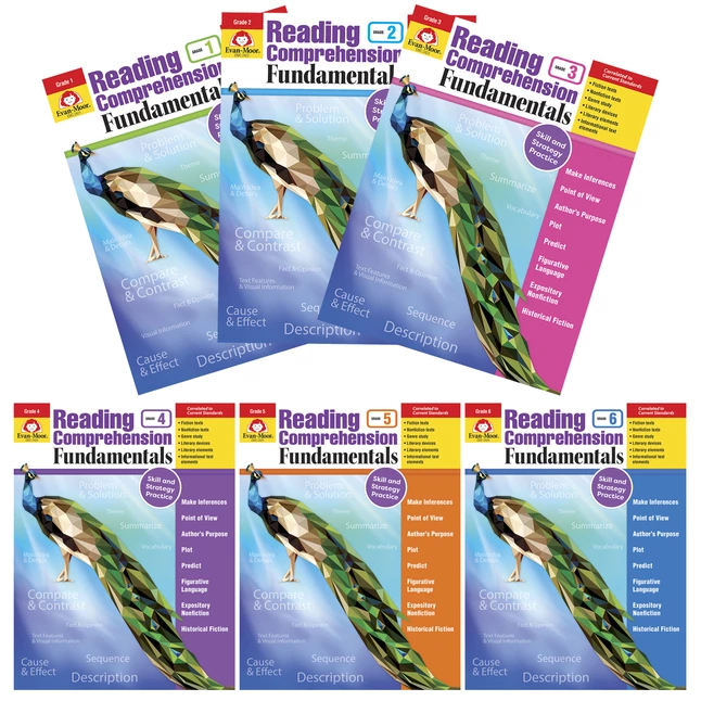 Evan-Moor Reading Comprehension Fundamentals, Grade 2 3 Evan-Moor Reading Comprehension Fundamentals, Grade 2