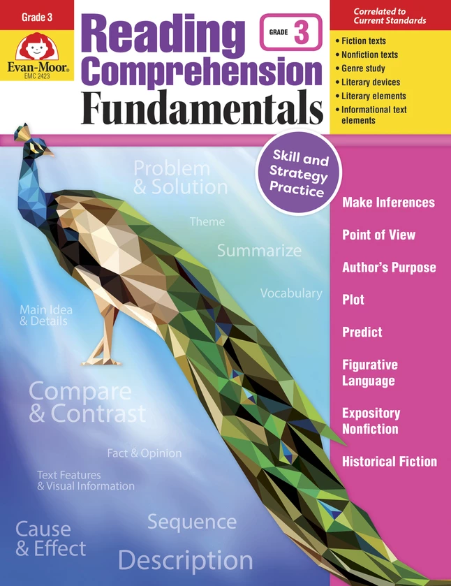 Evan-Moor Reading Comprehension Fundamentals, Grade 3 4 Evan-Moor Reading Comprehension Fundamentals, Grade 3 - Image 2