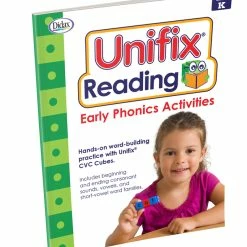 Didax Unifix Reading Early Phonics Activities Book, Grade K