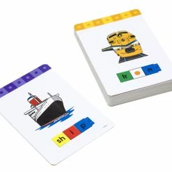 Didax Unifix Reading Phonics Word-Building Cards, Grade 1 To 2, 50 Cards