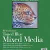 Strathmore 400 Series Toned Blue Mixed Media Pad, 11 X 14 Inches, 184 Lb, 15 Sheets -Books - Literature Shop 2004753 A ecommfullsize
